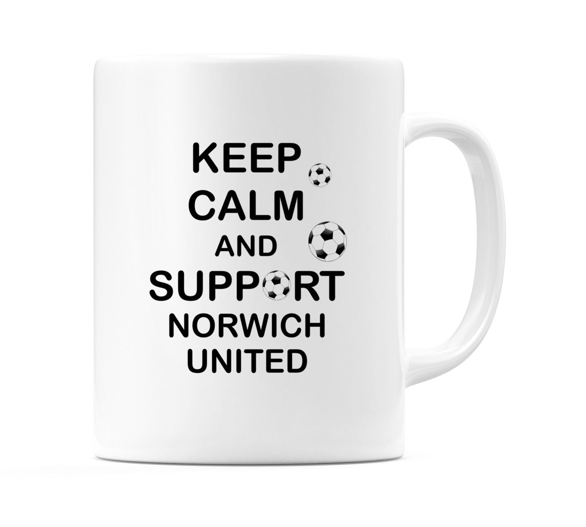 Keep Calm And Support Norwich United Mug