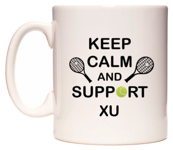 This mug features Keep Calm And Support Xu