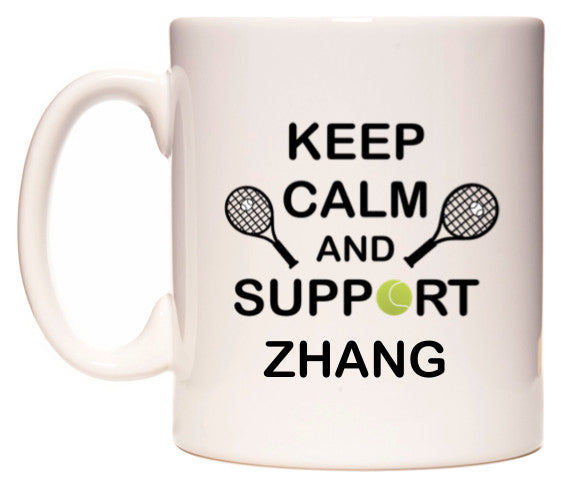This mug features Keep Calm And Support Zhang