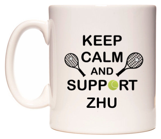 This mug features Keep Calm And Support Zhu