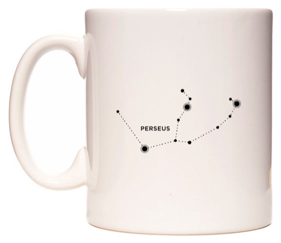 This mug features Perseus Zodiac Constellation