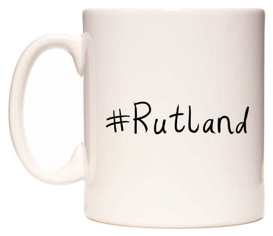 This mug features #Rutland