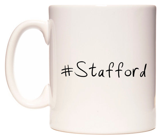 This mug features #Stafford