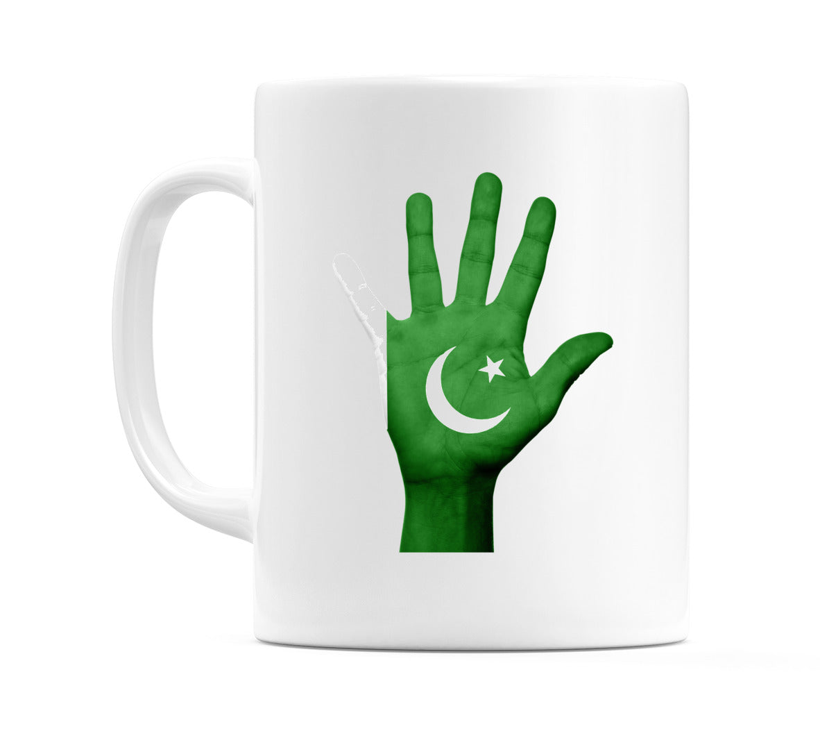 Pakistan Hand Flag Mug