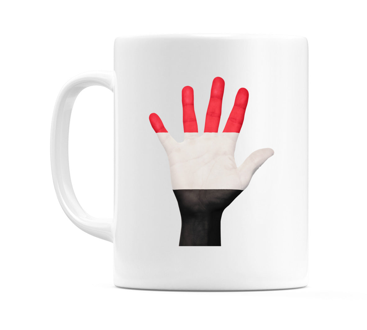 Yemen Hand Flag Mug