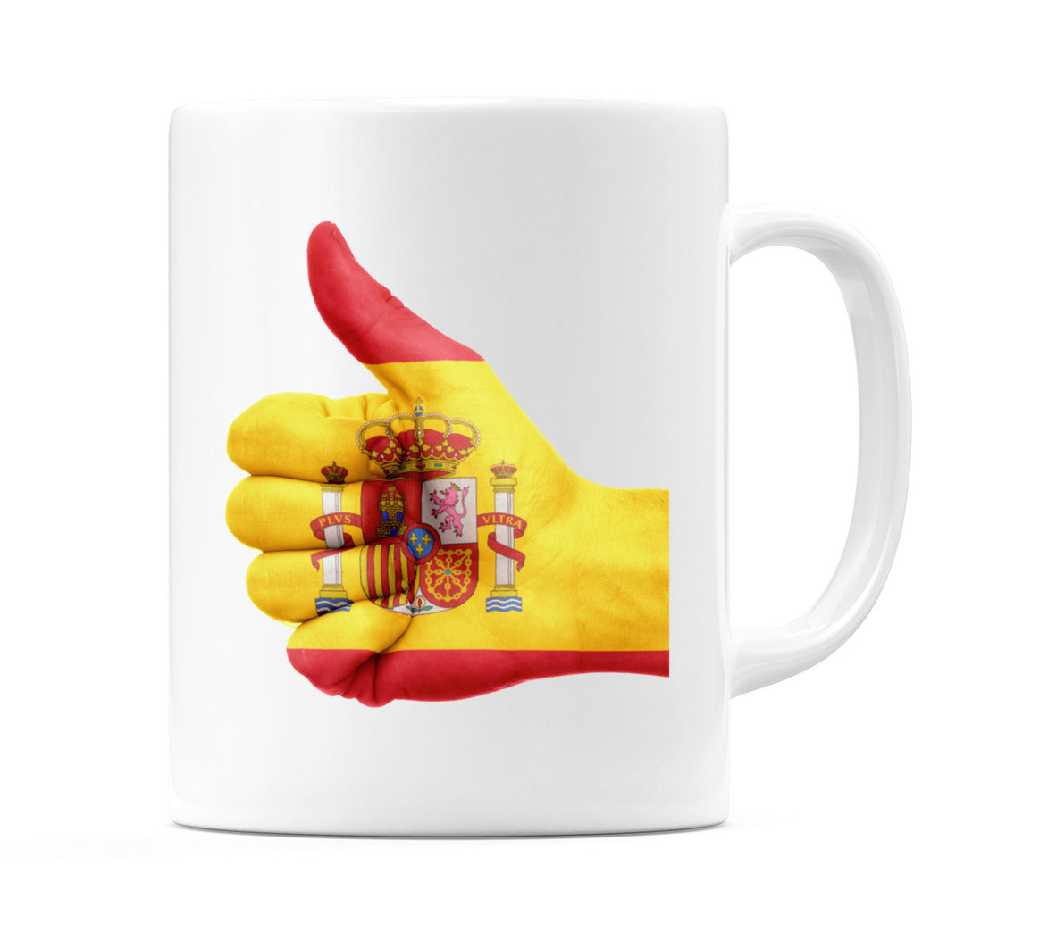 Spain Thumbs up Flag Mug