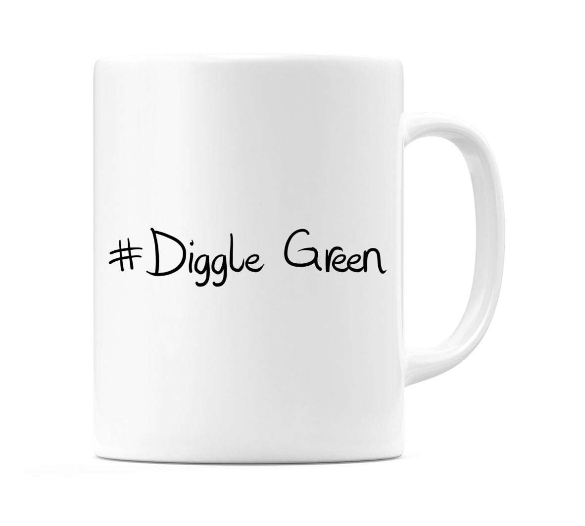#Diggle Green Mug