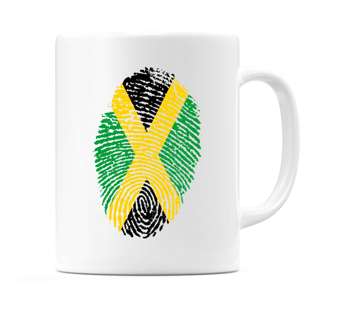 Jamaica Finger Print Flag Mug