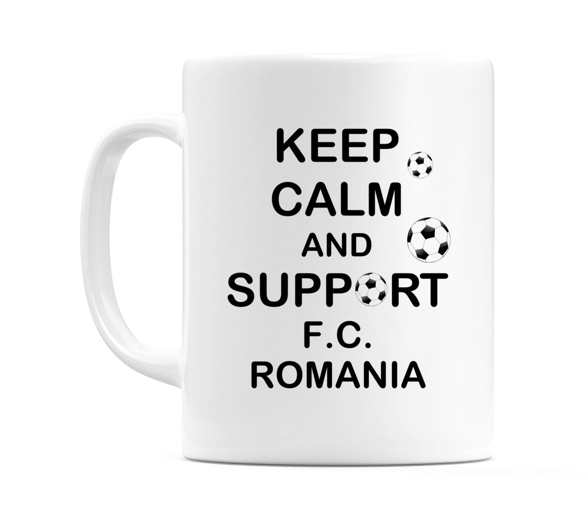Keep Calm And Support F.C. Romania Mug