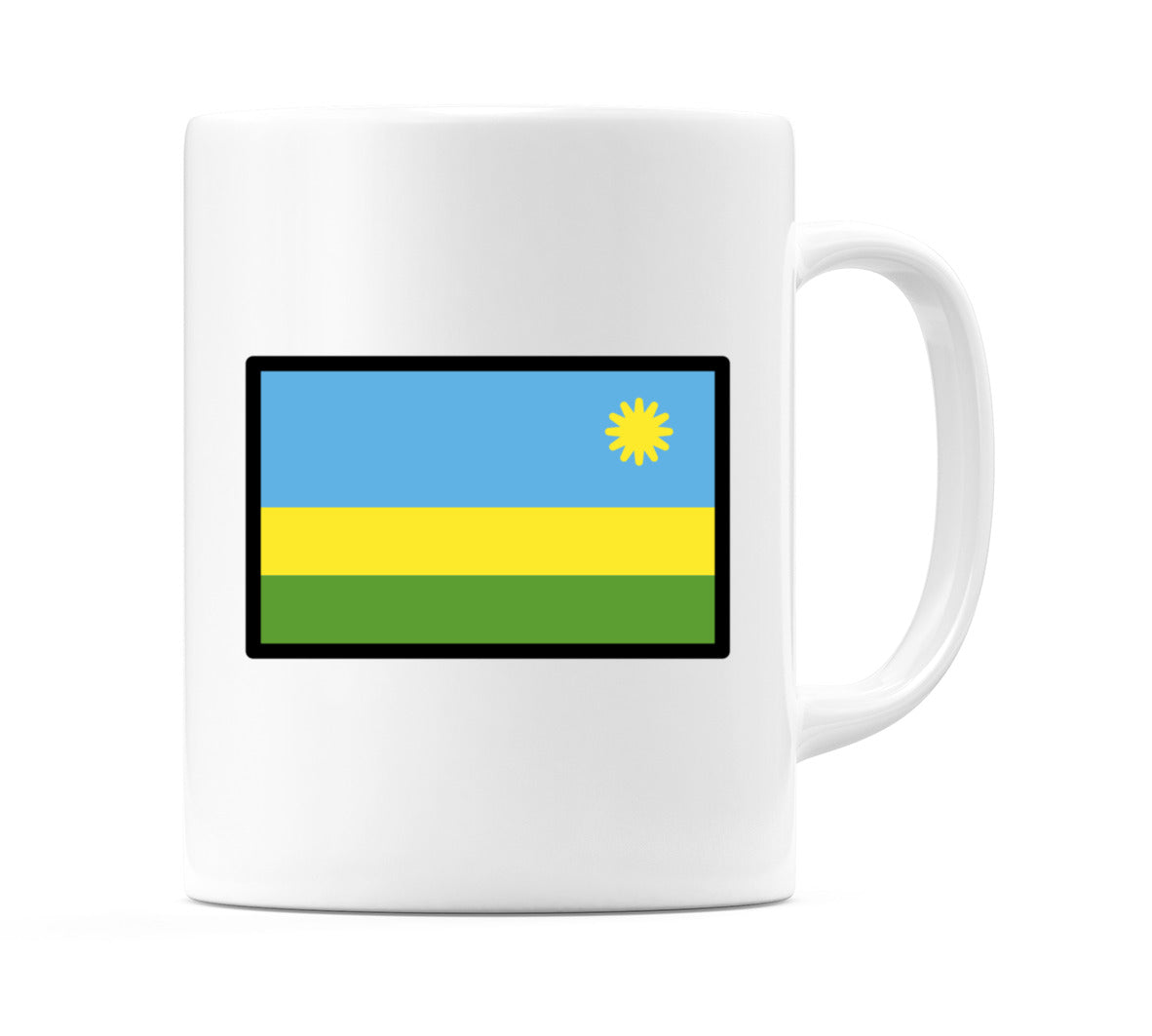 Rwanda Flag Emoji Mug