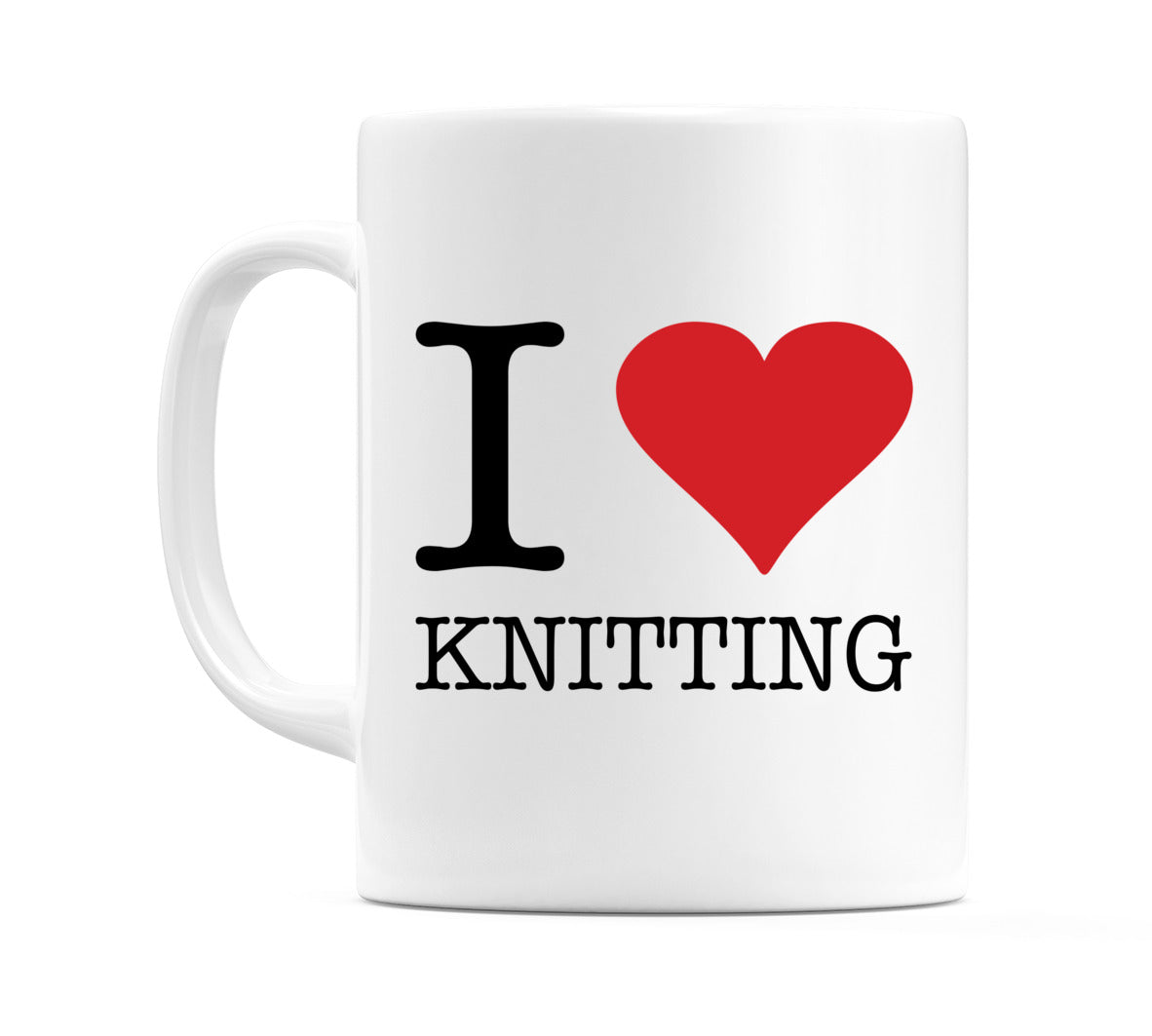 I Love Knitting Mug