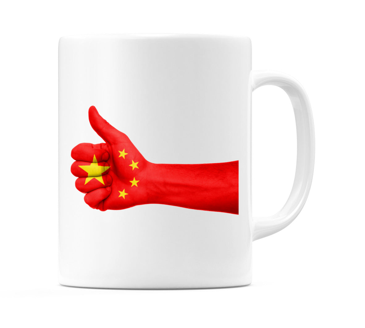 China Thumbs up Flag Mug