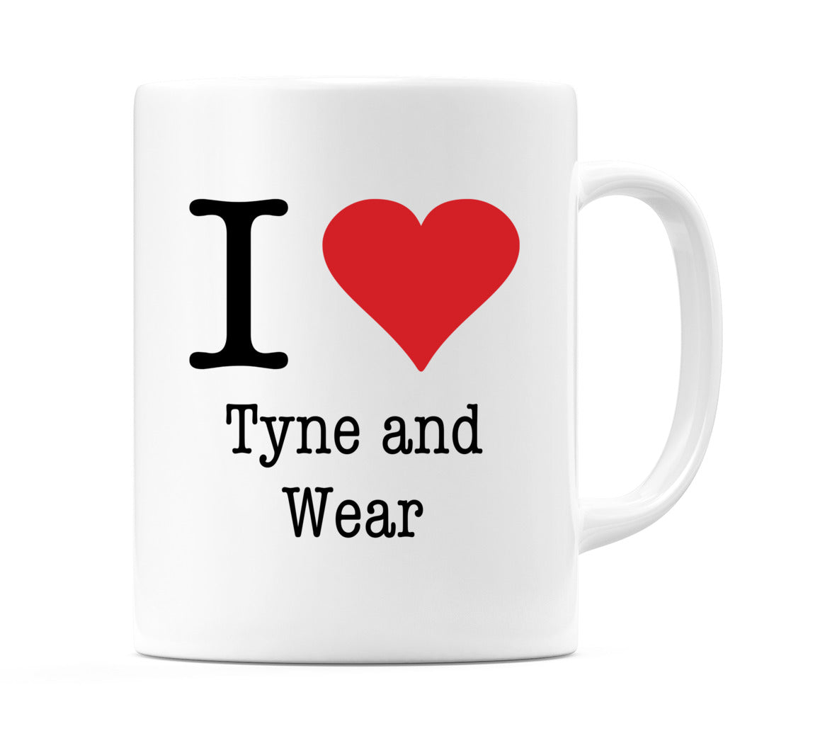 I Love Tyne and Wear Mug