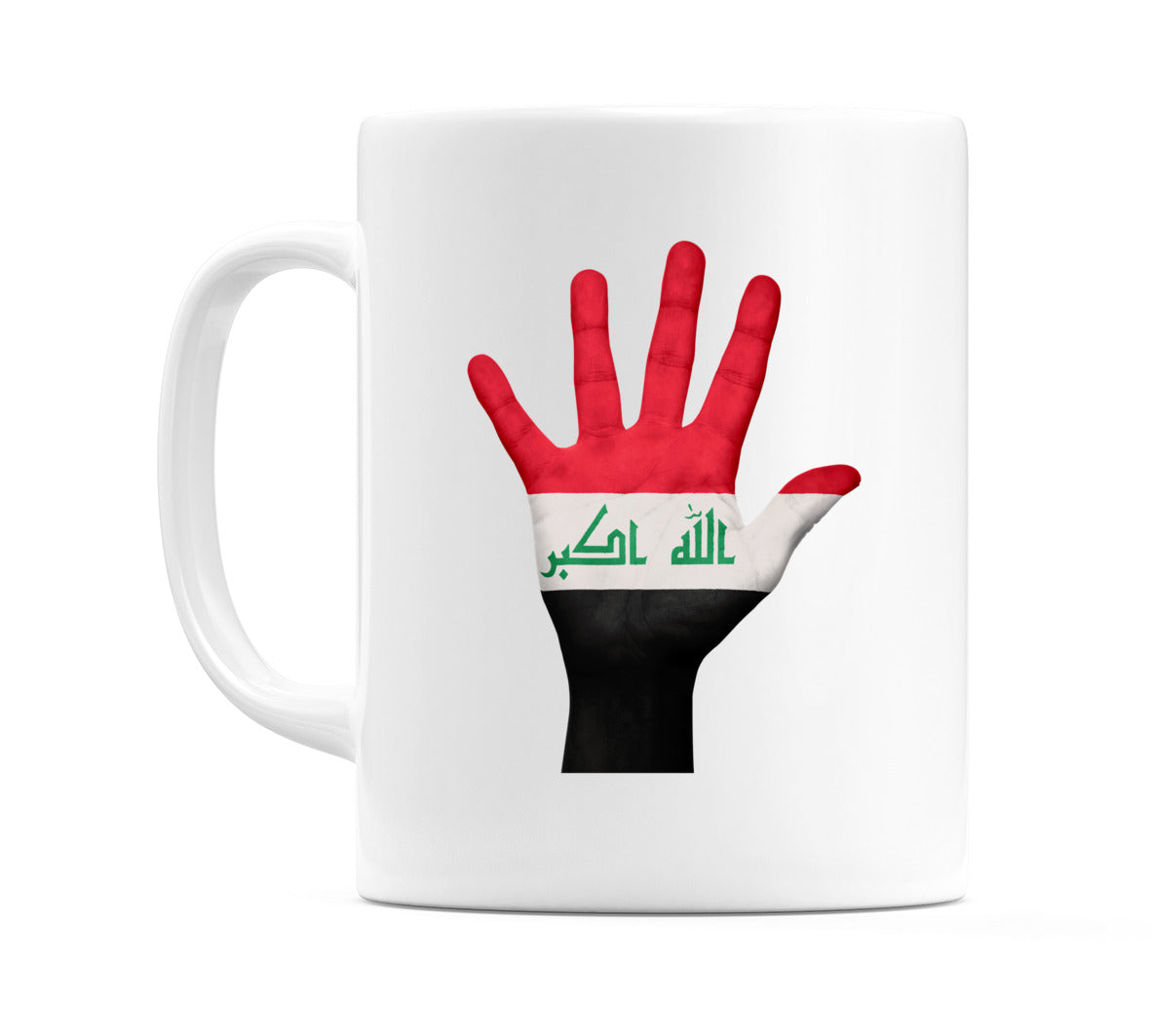 Iraq Hand Flag Mug