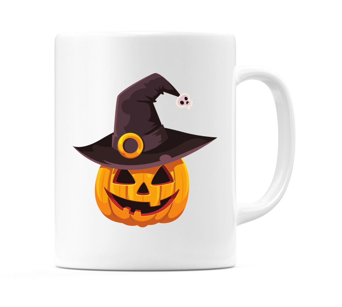 Pumpkin with Wizard Hat Mug