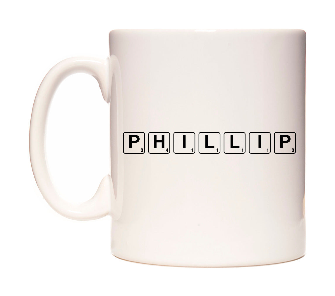 Phillip - Scrabble Themed Mug