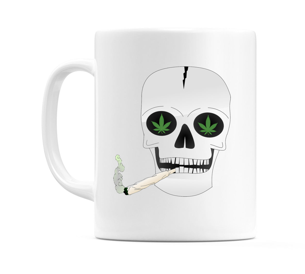 Smoking Skull Mug