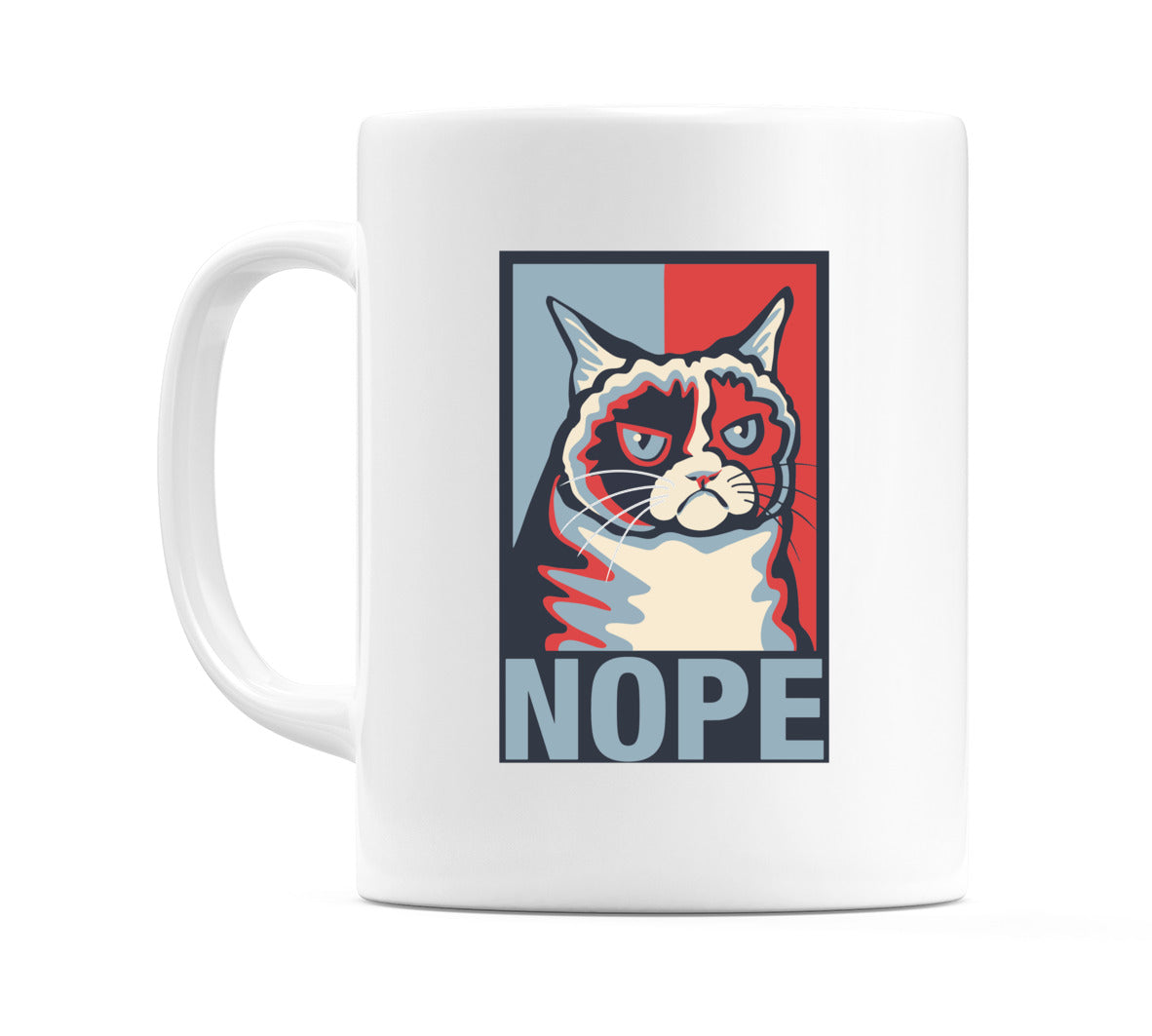 Poster Cat - Nope Mug