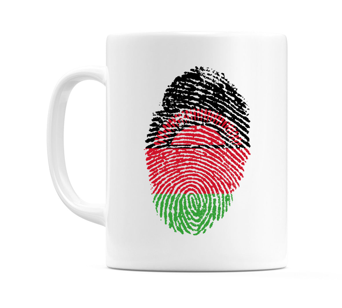 Malawi Finger Print Flag Mug