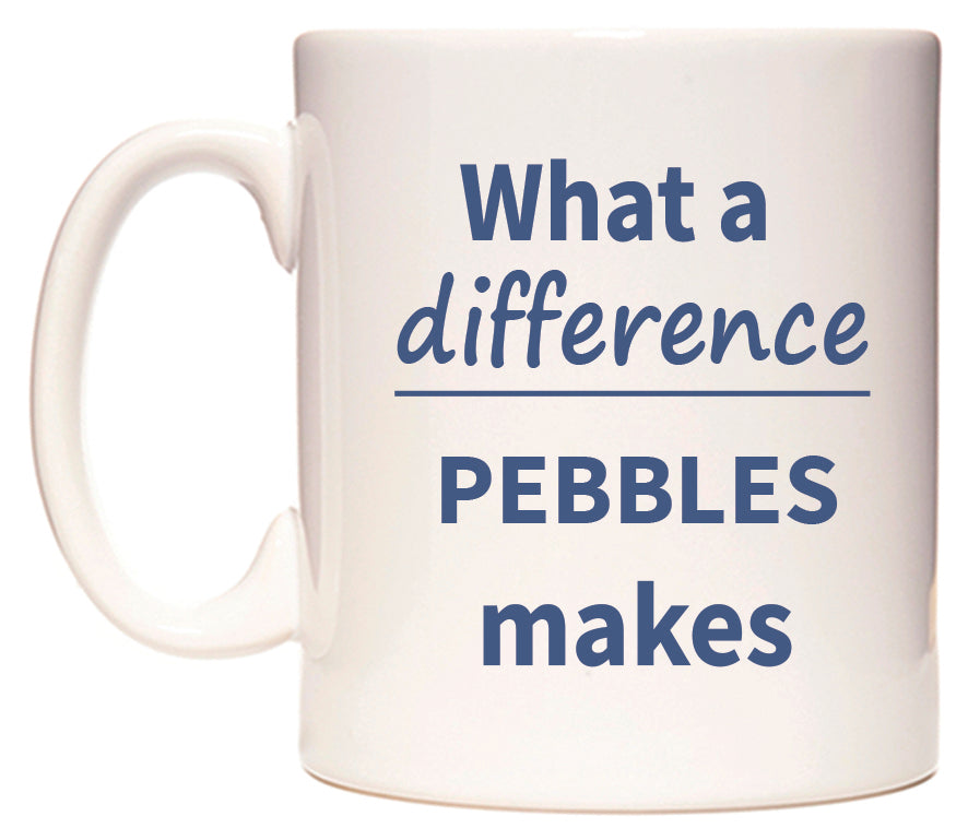 What a difference PEBBLES makes Mug