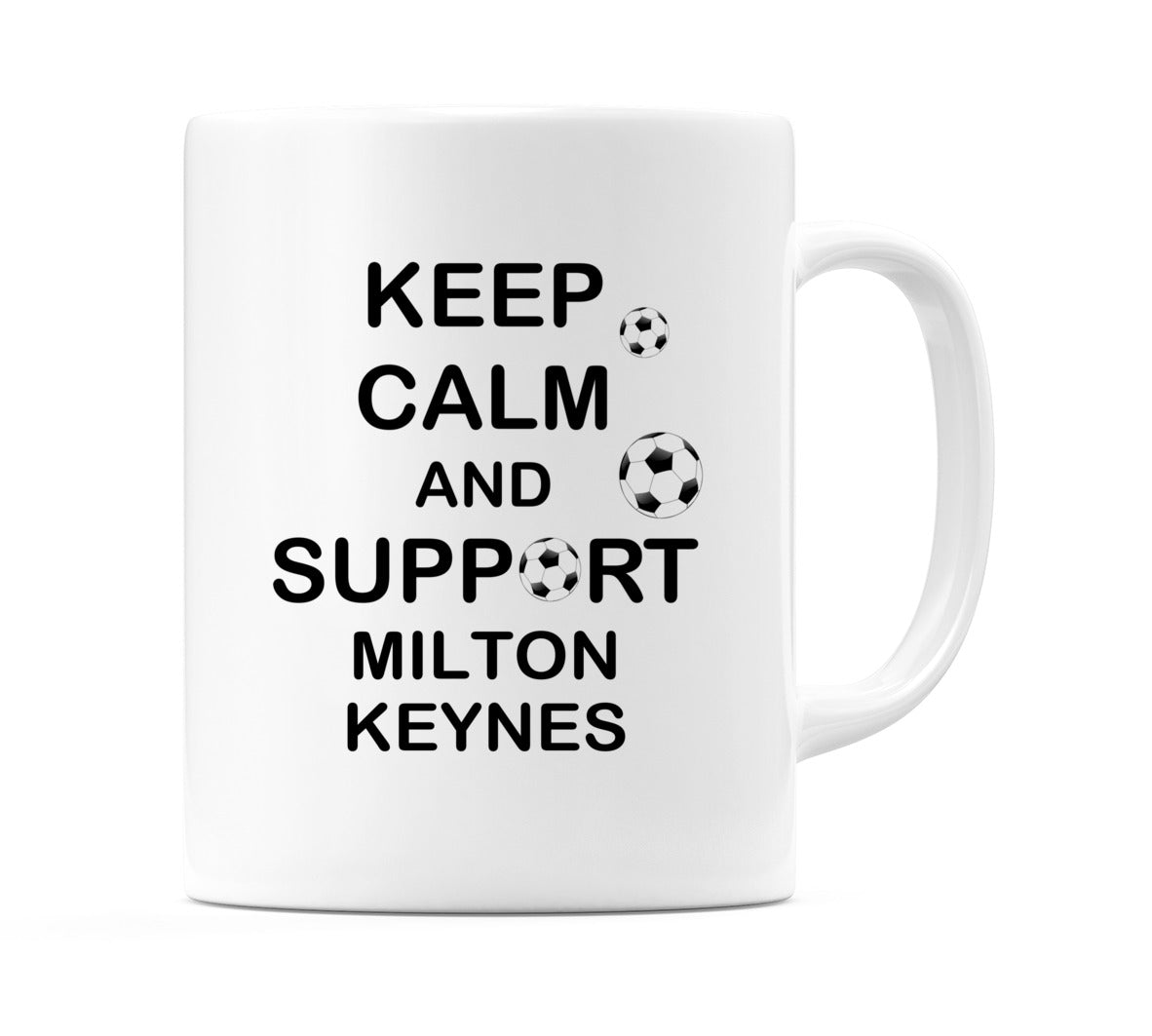 Keep Calm And Support Milton Keynes Mug