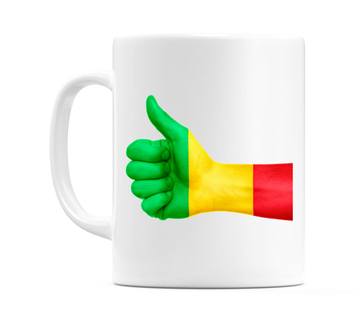 Mali Thumbs up Flag Mug