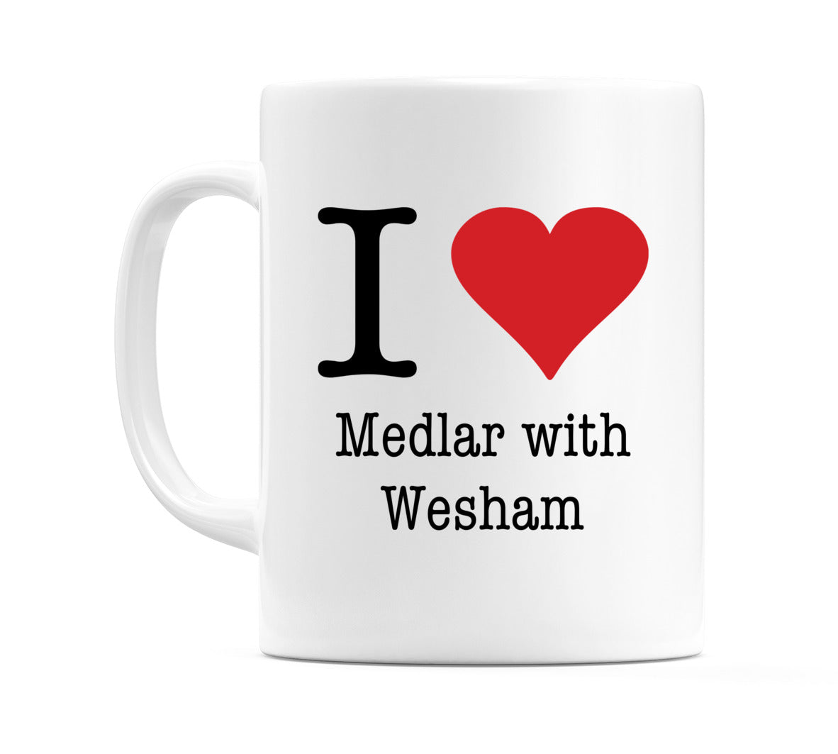I Love Medlar with Wesham Mug