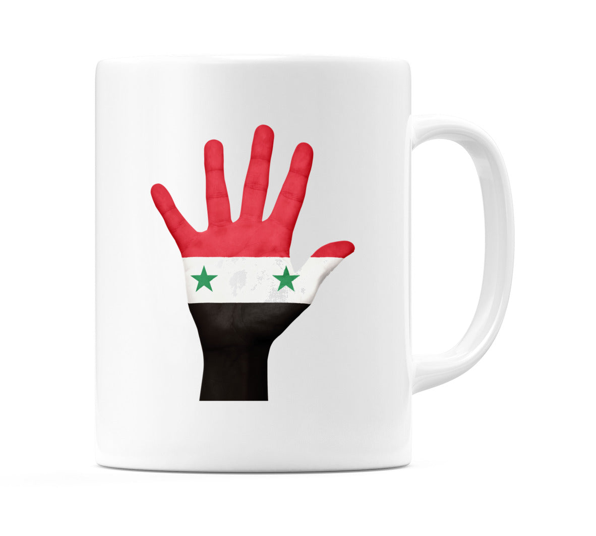 Syria Hand Flag Mug