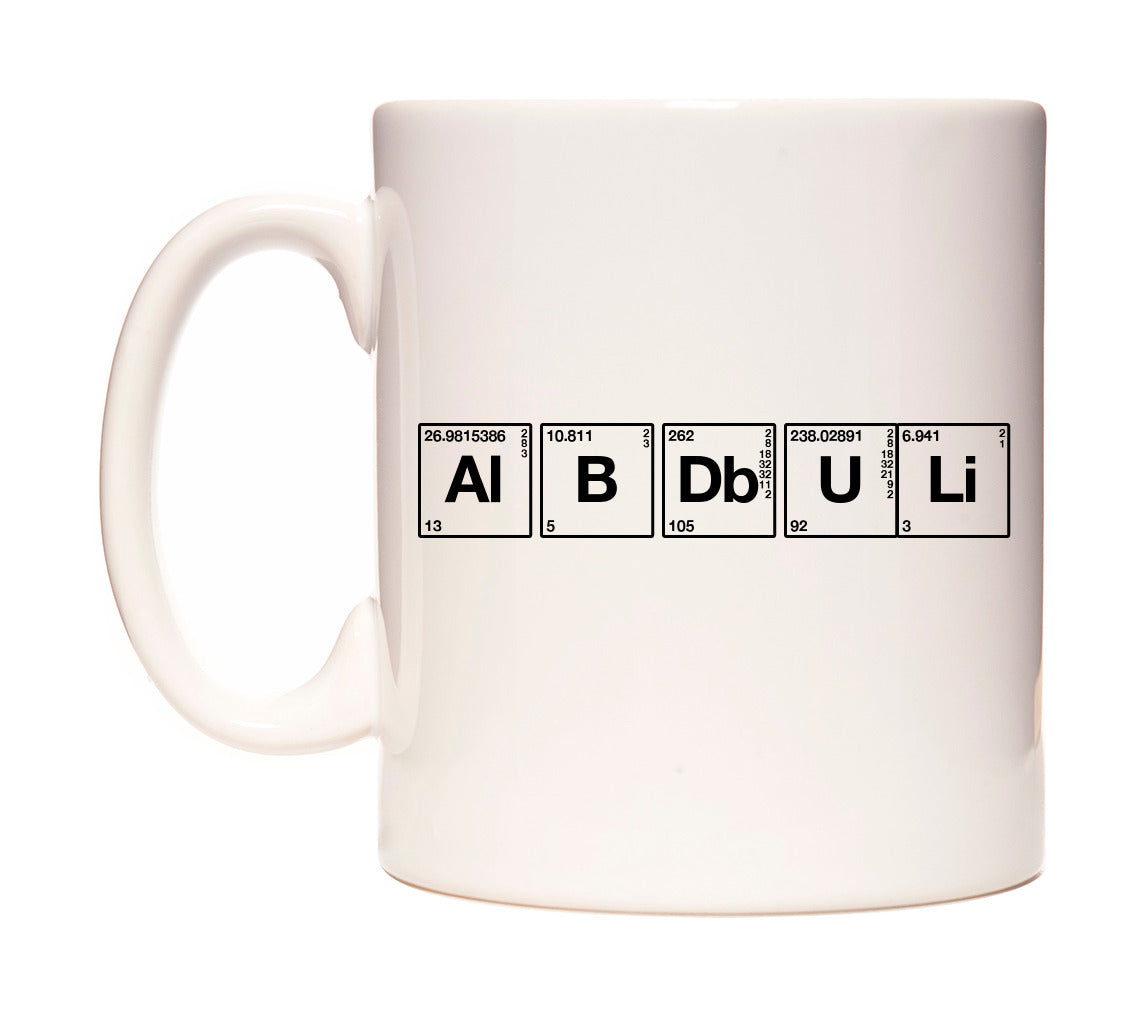 Abdul - Chemistry Themed Mug