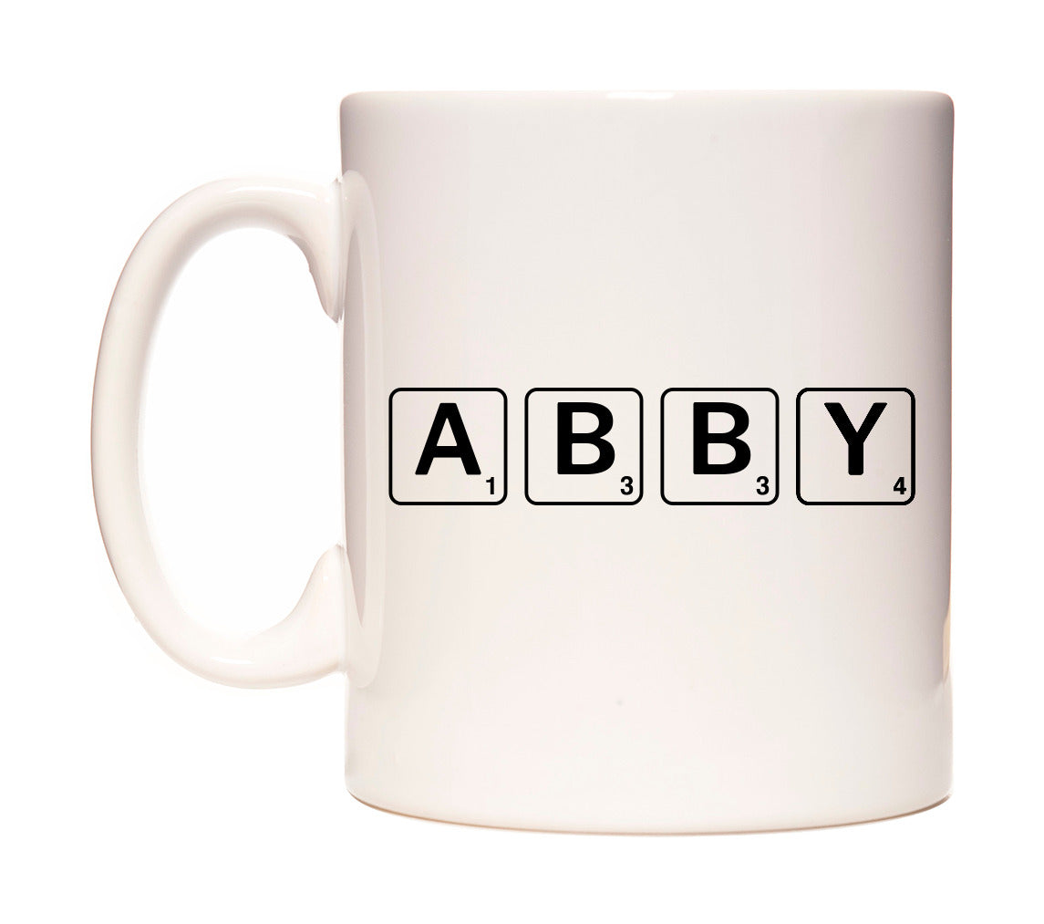 Abby - Scrabble Themed Mug