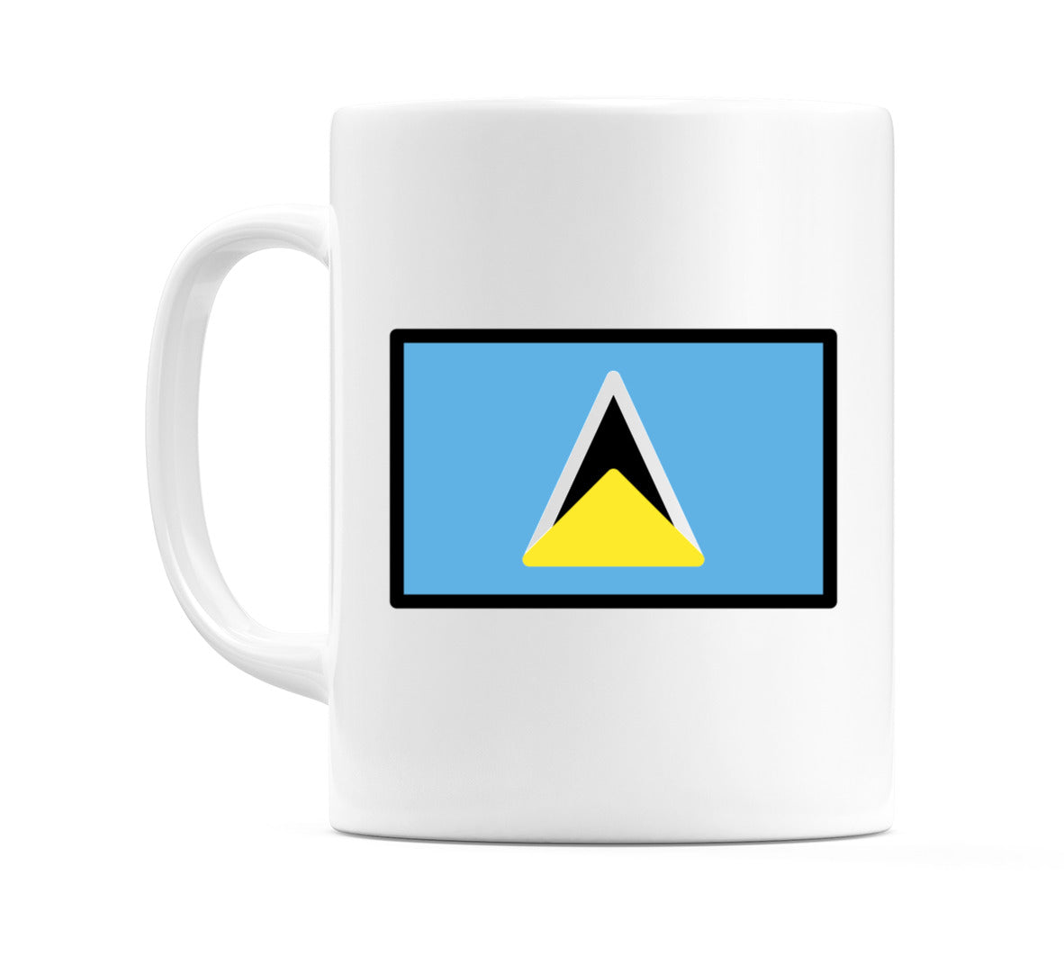 St. Lucia Flag Emoji Mug