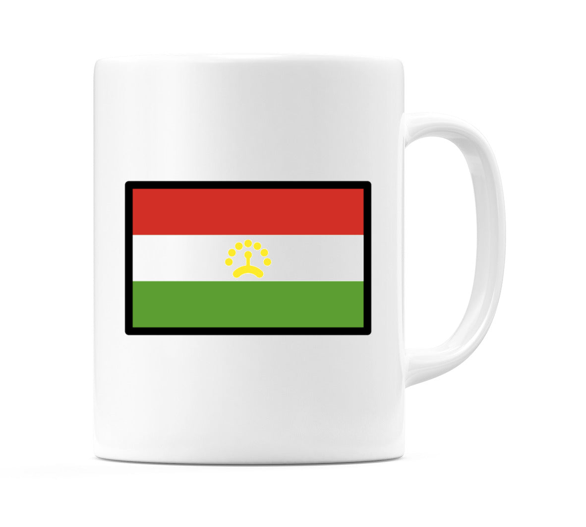 Tajikistan Flag Emoji Mug