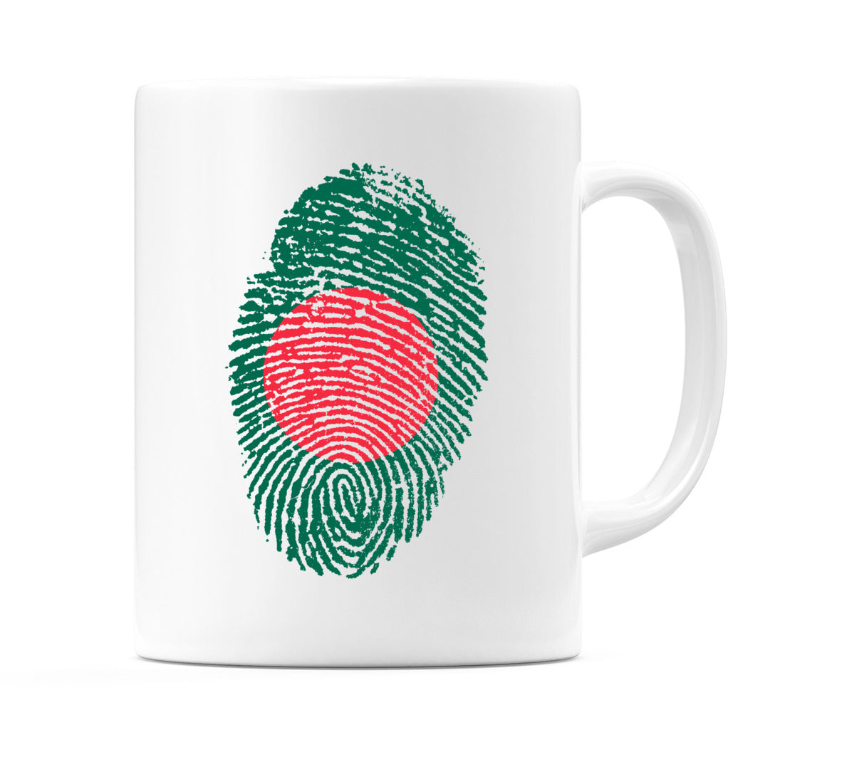 Bangladesh Finger Print Flag Mug