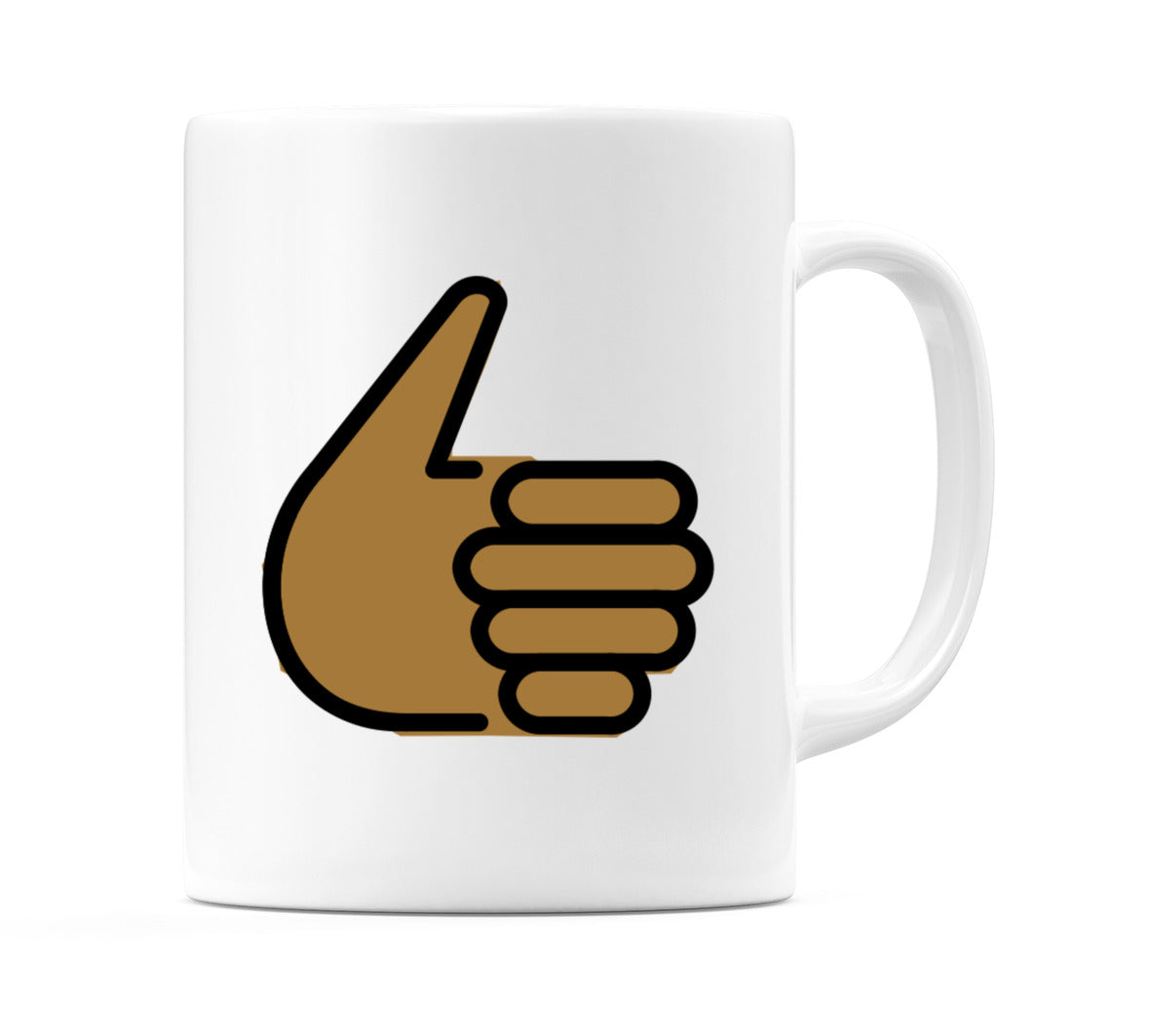 Thumbs Up: Medium-Dark Skin Tone Emoji Mug
