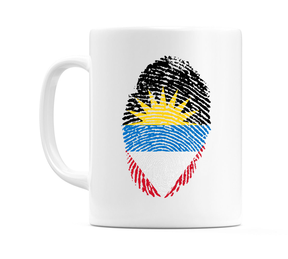 Antigua Finger Print Flag Mug