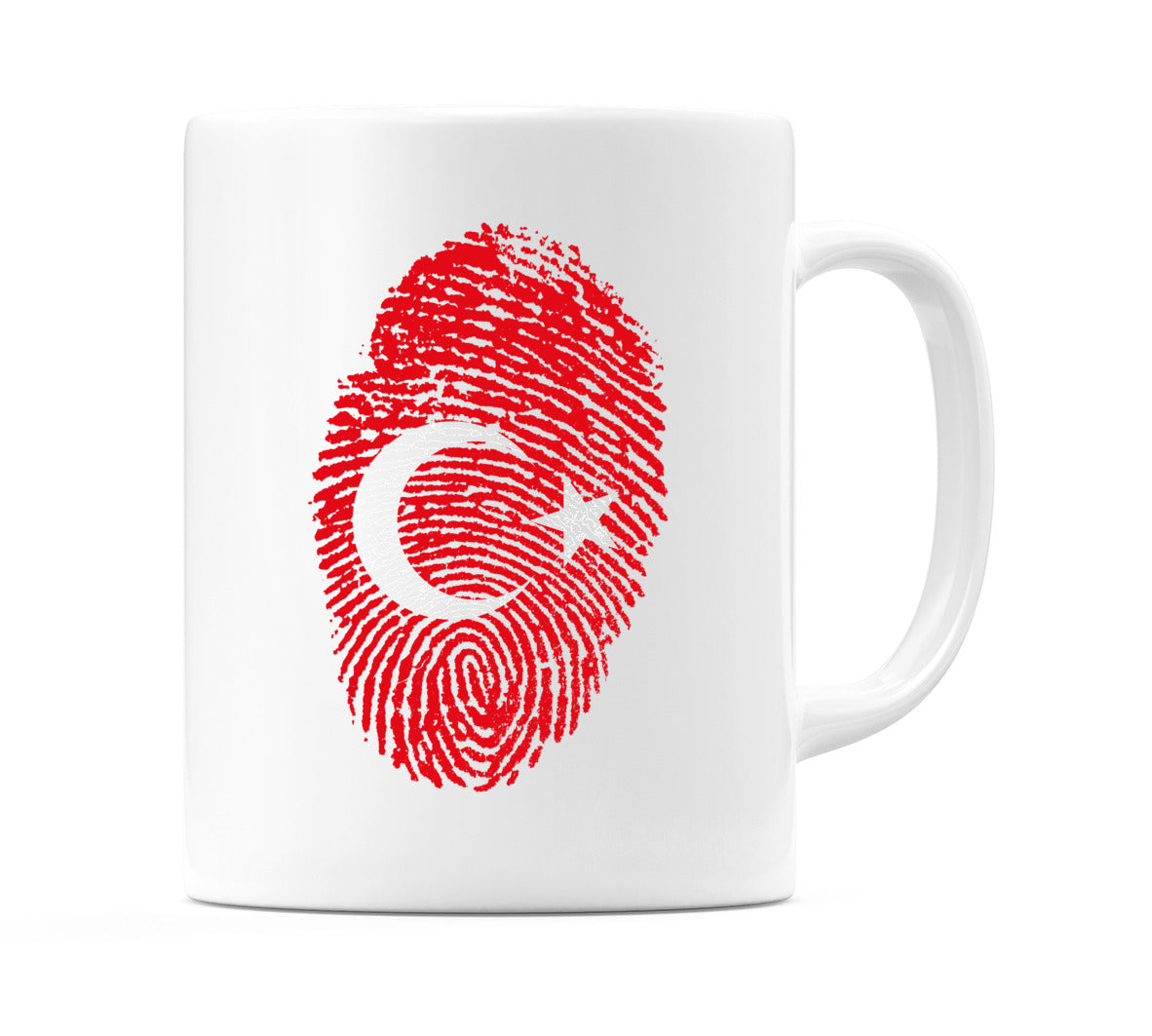 Turkey Finger Print Flag Mug