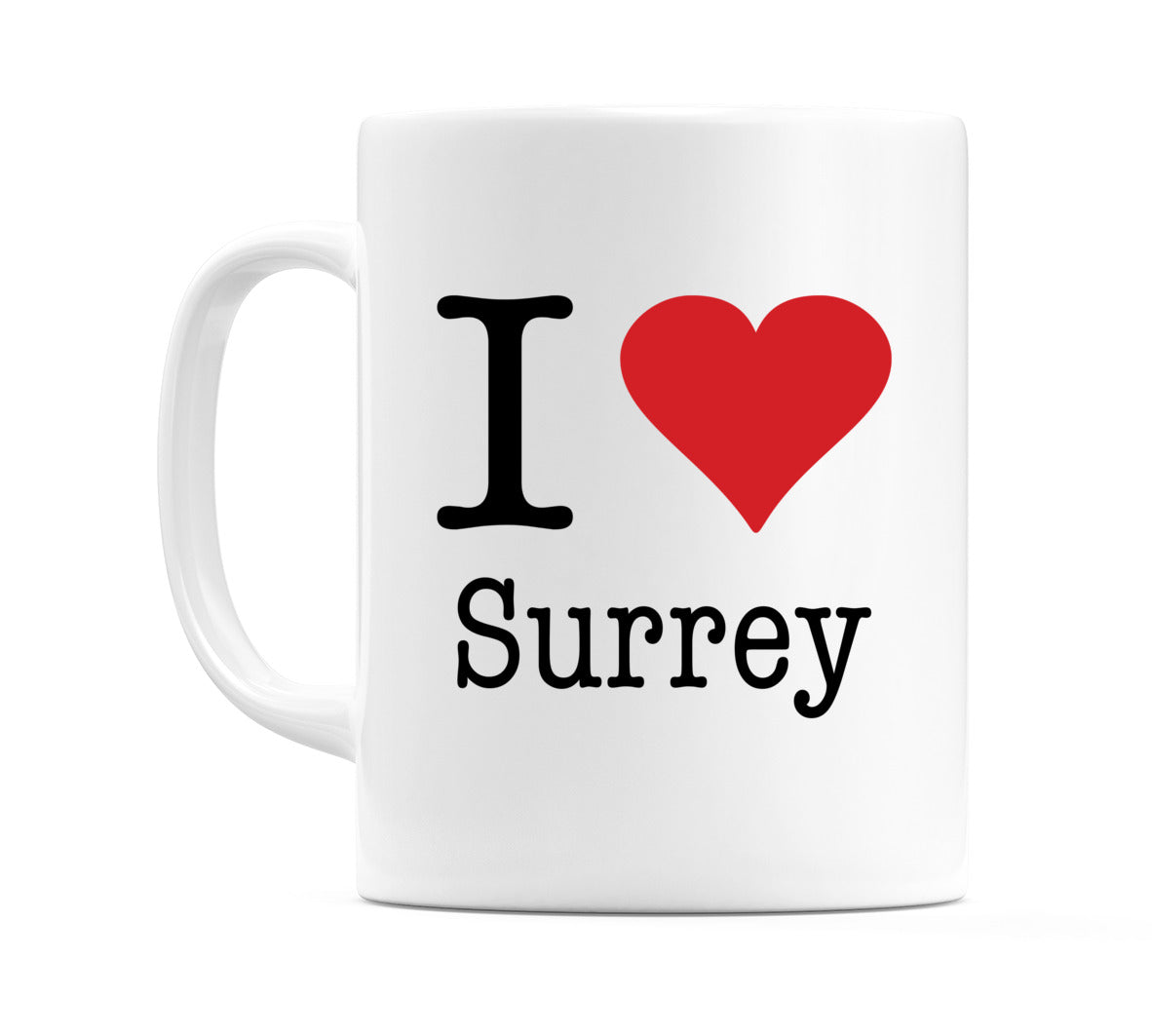 I Love Surrey Mug