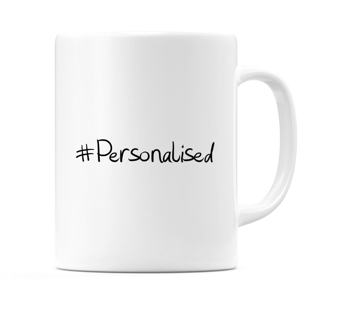 Hashtag Personalised Mug