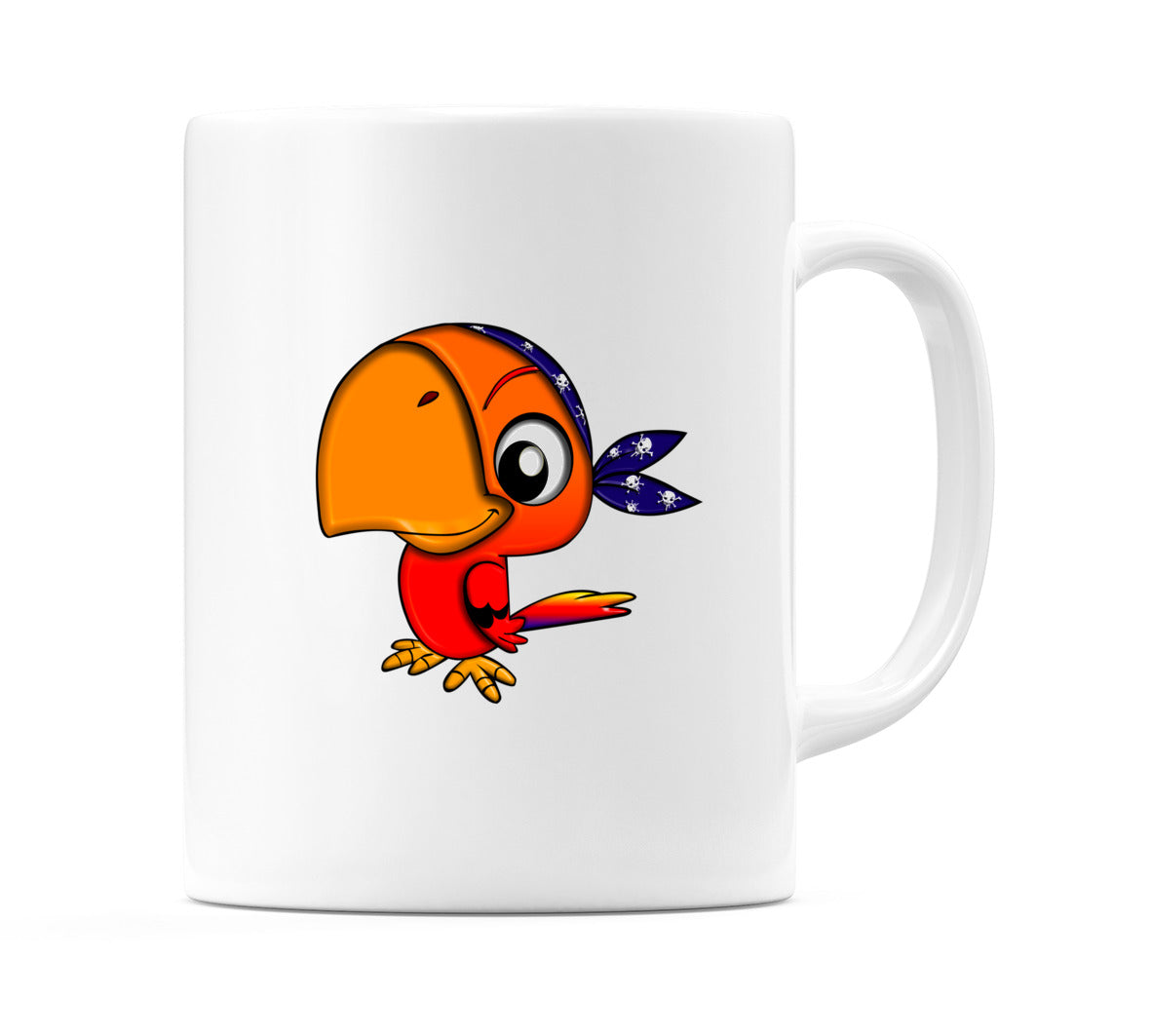 Cute Pirate Parrot Mug