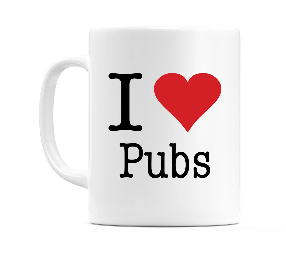I Love Pubs Mug