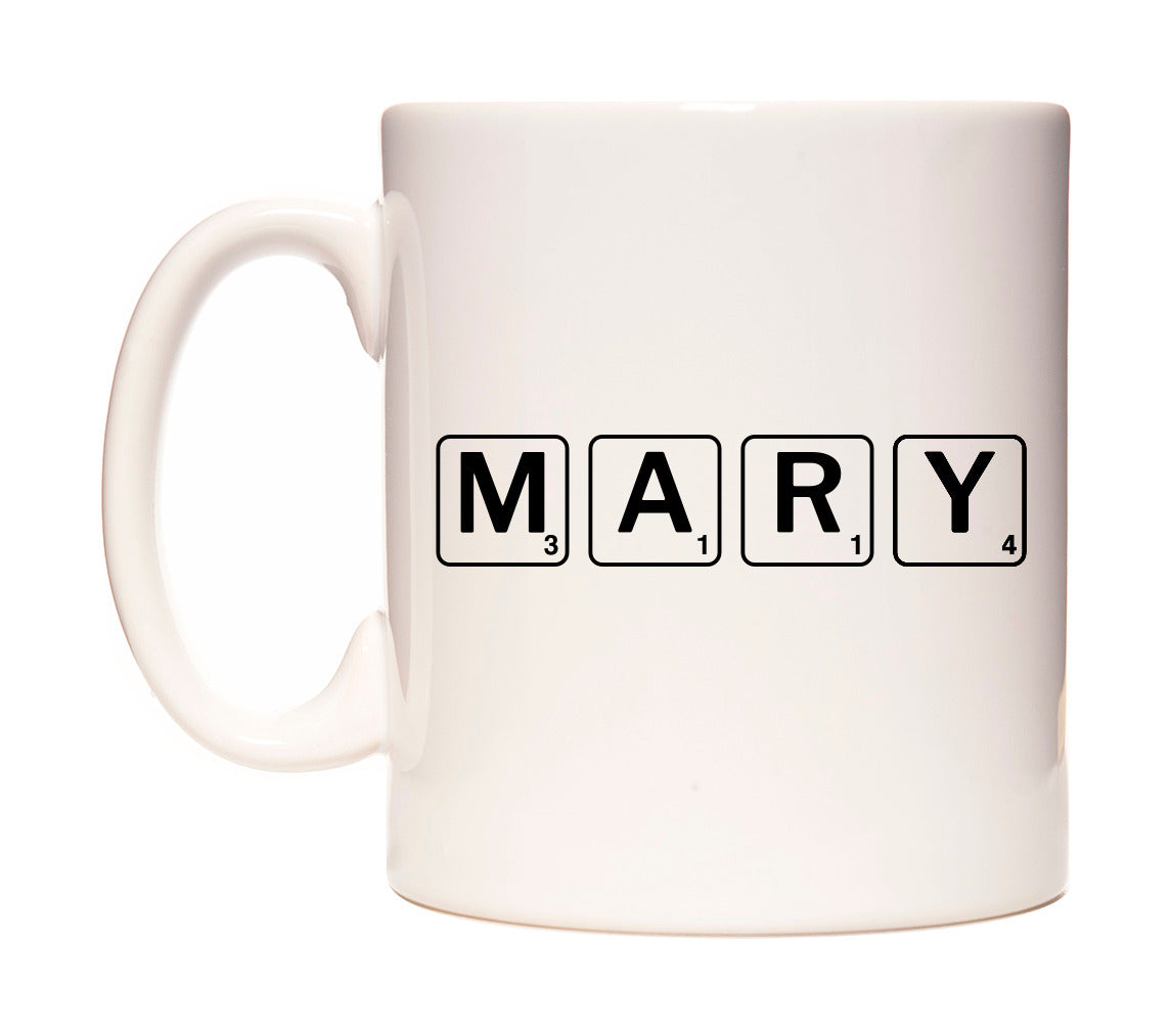 Mary - Scrabble Themed Mug