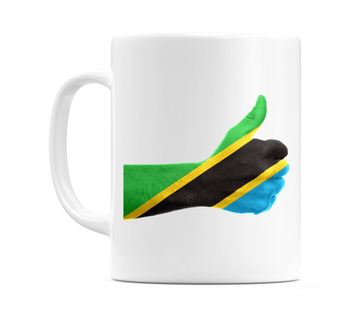 Tanzania Thumbs up Flag Mug