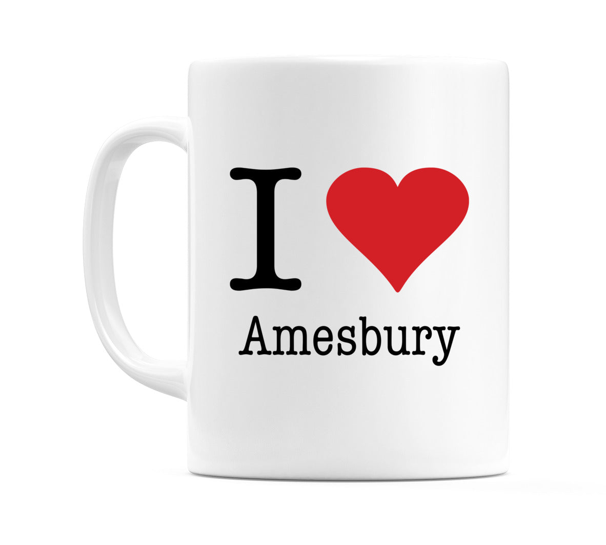 I Love Amesbury Mug