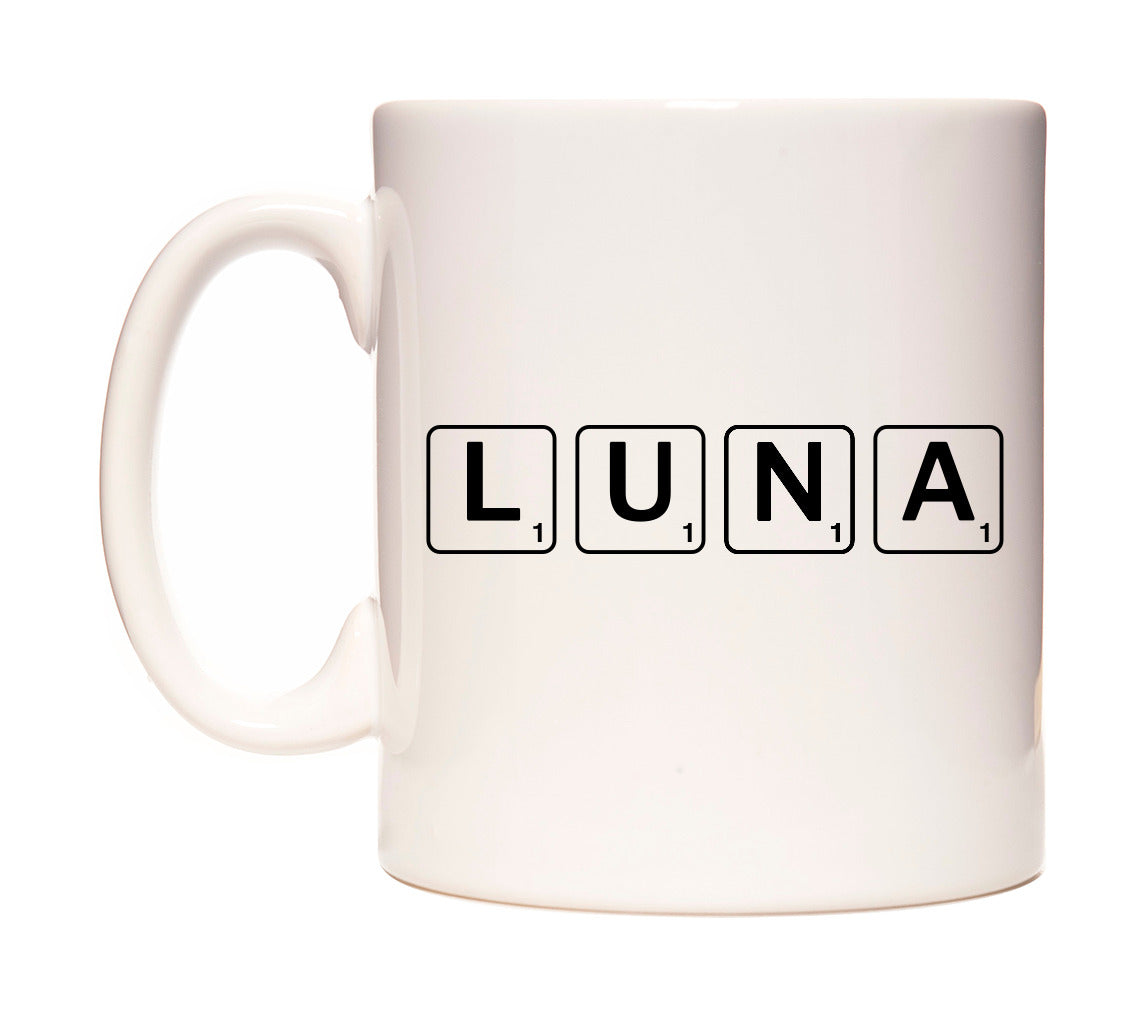 Luna - Scrabble Themed Mug
