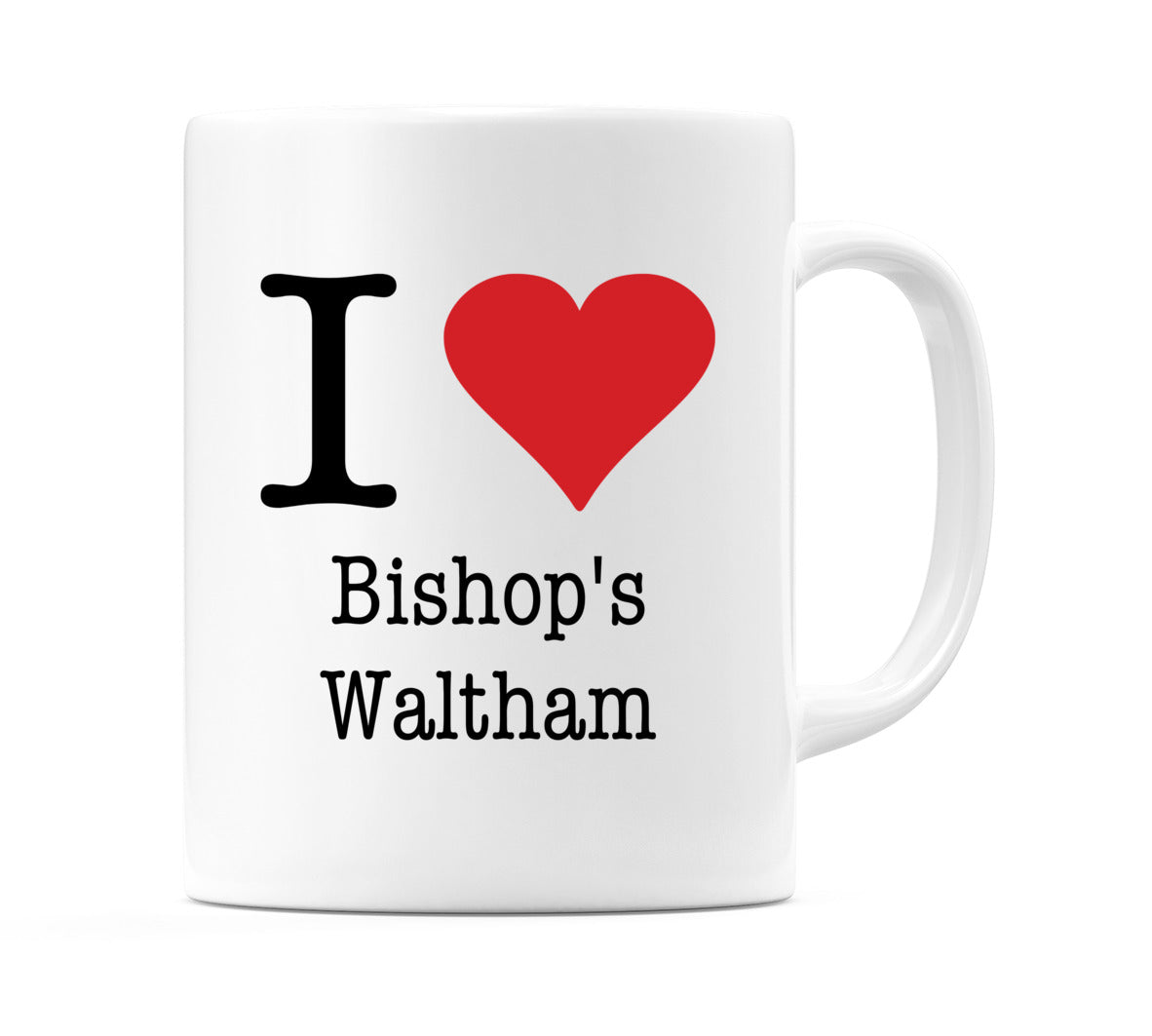 I Love Bishop's Waltham Mug