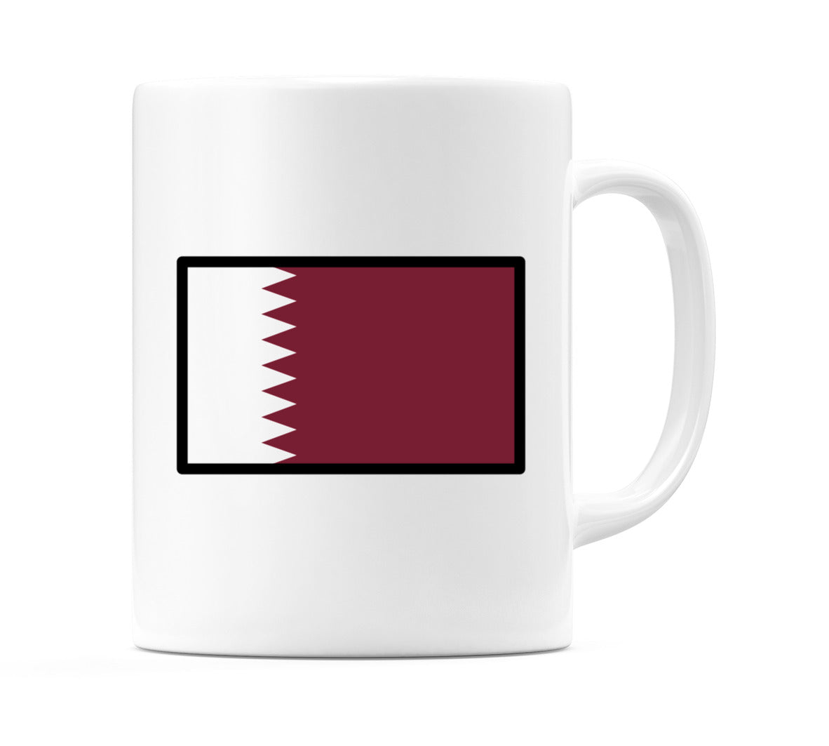Qatar Flag Emoji Mug