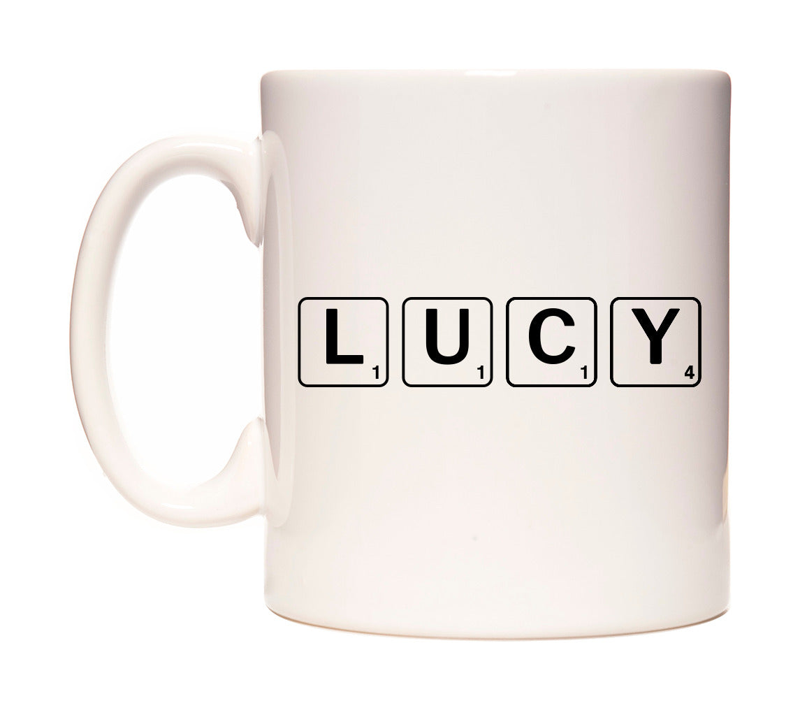 Lucy - Scrabble Themed Mug