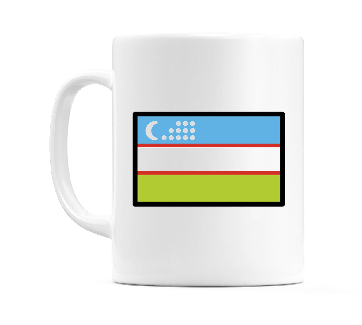 Uzbekistan Flag Emoji Mug