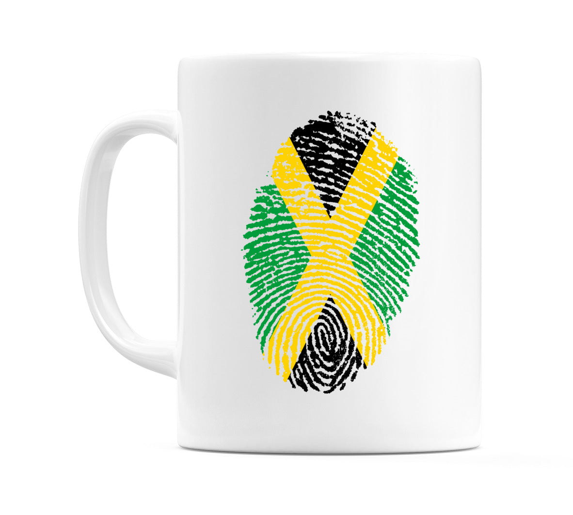 Jamaica Finger Print Flag Mug
