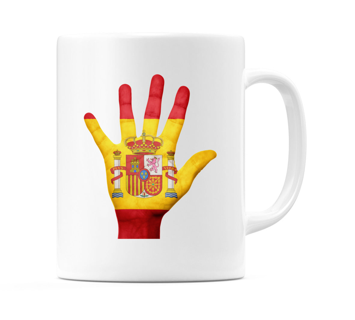 Spain Hand Flag Mug